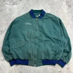 USA製　Dunbrooke　スイングトップ　ブルゾン　古着　グリーン　XL