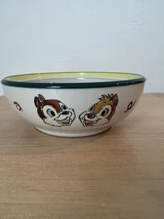 ディズニーシー　チップとデールの陶器ボウル　訳あり品