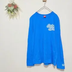 ベビードール 【M】 ロンT 背面ビッグロゴ ブルー クラウン ロゴ 長袖のサムネイル