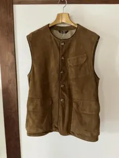 25SS NICENESS TRAVIS ヌバック　レザーベストL 25SS NICENESS TRAVIS ヌバック レザーベストL - メルカリ