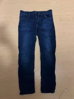 スリムフィット ダークブルーデニム