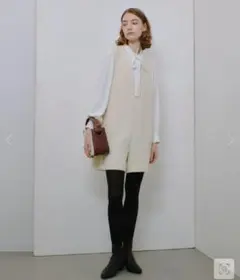 アルアバイル ウールロービングコンビネゾン　ホワイトのサムネイル
