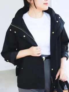 美品 B:MING by BEAMS 撥水 マウンテンパーカー ブラック