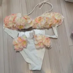 チュアンピサマイ 新品未使用 国内在庫有 即納&送料込[チュアンピサマイ]お花ビキニ ブルー (Chuan