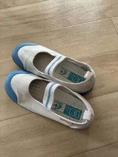 ムーンスター スリッポン シューズ ホワイト/ブルー