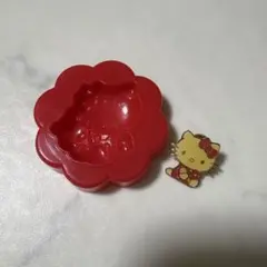 キティ　粘土型　ピンバッジ