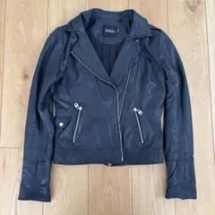 DÔMA 黒 レザーライダースジャケット