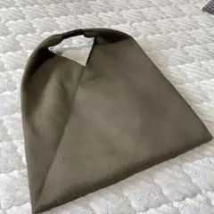 メゾンマルジェラ　MM6 ジャパニーズトートバッグ　メッシュ　カーキ