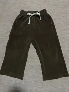 ブラウン コーデュロイ ワイドパンツ 100サイズ