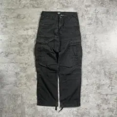 00s チュニジア製 ブラック カーゴパンツ カーハート 29×30