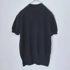 UNIQLO INES カシミア100% ブラック 半袖 ハイネック ニット