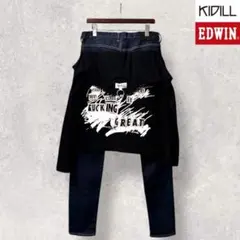 希少rare Wネーム KIDILL EDWINドッキング デニム 再構築 Lのサムネイル
