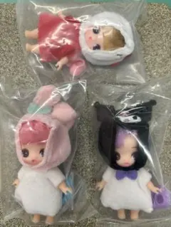 ぷちリカちゃん　マイメロ　クロミ　キティ