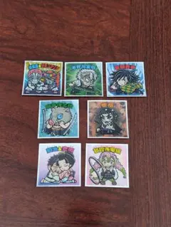 鬼滅の刃マンチョコ　無限城編　シークレット猗窩座　狛治&恋雪　甘露寺蜜璃ほか