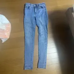 値下げ【美品】UNIQLO スキニーデニム 25 裾上げなし