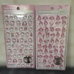 ボンボンドロップシール　ミニ　マイメロディー　ピンクキティ　新品未使用　正規品