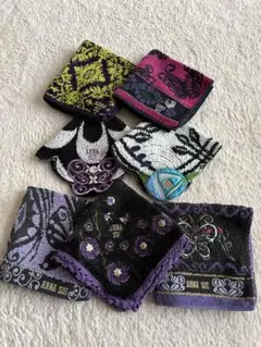 ANNA SUI タオルハンカチ7枚セット