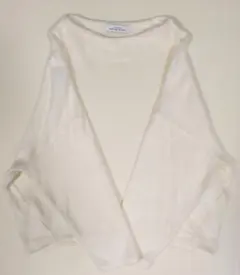 【グリーンレーベルリラクシング】ドロップショルダー シャギーニット セーター