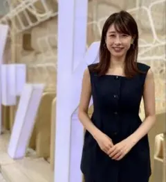 celford セルフォード　ペプラムセットアップ 38 ネイビー　コクーン