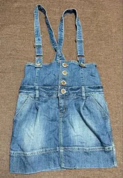 FREE'S SHOP フリーズショップ デニム サロペット スカート M