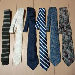 ネクタイ 6本セット 多様なデザイン