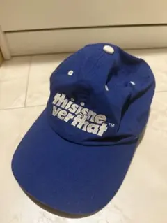 thisisneverthat ベースボールキャップ 青のサムネイル