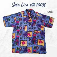 ESCADA MARGARETHA LEY シルクシャツ 魚柄 - メルカリ