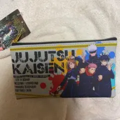 呪術廻戦　 フラット　ポーチ　グラフィカル　グッズ