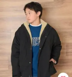 GLAZOS ナイロン・ボアインナー付き3WAYコート 170cm