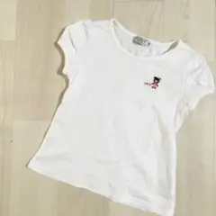 ミキハウス　ダブルビー　シンプル　ワンポイント　Tシャツ　MIKIHOUSE