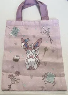 ポケモン　ニンフィア　ミニトートバッグ　ガチャガチャ