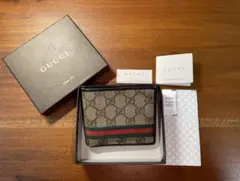グッチ　シェリーライン / GGモノグラム / 札入れ / 薄型