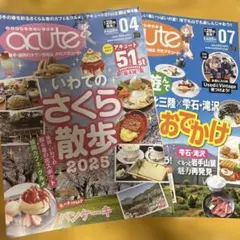 岩手・盛岡のタウン情報誌　月刊アキュート　2冊セット