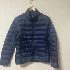 ユニクロ ウルトラライトダウンジャケット（収納袋付き）ネイビー サイズL