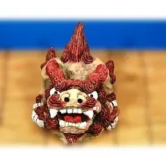 シーサー50%OFF】シーサーB＠ニャン山 漆喰 置物 沖縄県産 - メルカリ