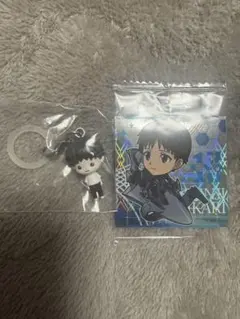 エヴァンゲリオン　めじるしアクセサリー＆ウエハースシンジ2点セット