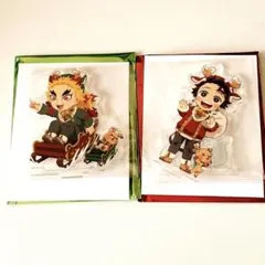 鬼滅の刃　クリスマス　煉獄杏寿郎　竈門炭治郎　アクリルスタンド　セット
