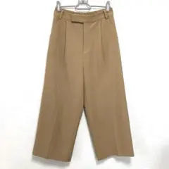 【アーバンリサーチドアーズ】タック入り ワイドパンツ　ベージュ　38