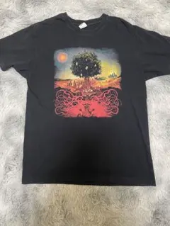 90s USA製ヴィンテージ シングルステッチ ボルケーノ 火山 両面Tシャツ