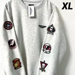 値下】TOP GUN トップガン エンブレム刺繍 スウェット トレーナーL 