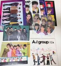 Aぇ!group チケットファイル ミニうちわ 付箋 クリアファイル ノート