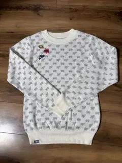 FILA 刺繍入りホワイトセーター Mサイズ