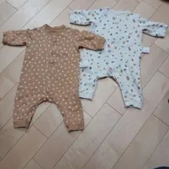 UNIQLO 70cm ロンパース・カバーオール 2点セット