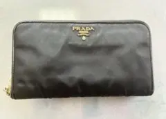 PRADA ブラック ナイロン 長財布