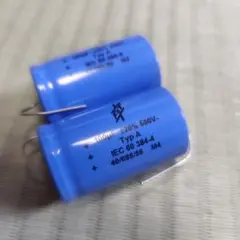 F&T 100μF 500V コンデンサ 2本セットのサムネイル
