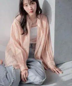 【LOWRYS FARM】シアーバンドシャツ　991800