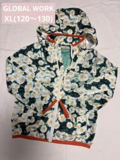 花柄フード付きジャケット 120cm