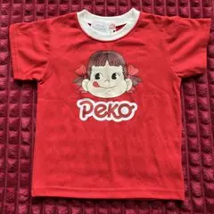 新品未使用品　ペコちゃん　赤　Tシャツ 100センチ