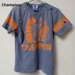 Champion キッズTシャツ 95 オレンジロゴ 半袖 チャンピオン