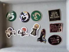 ミセスグリーンアップル　ゼンジン　フレークシール10枚